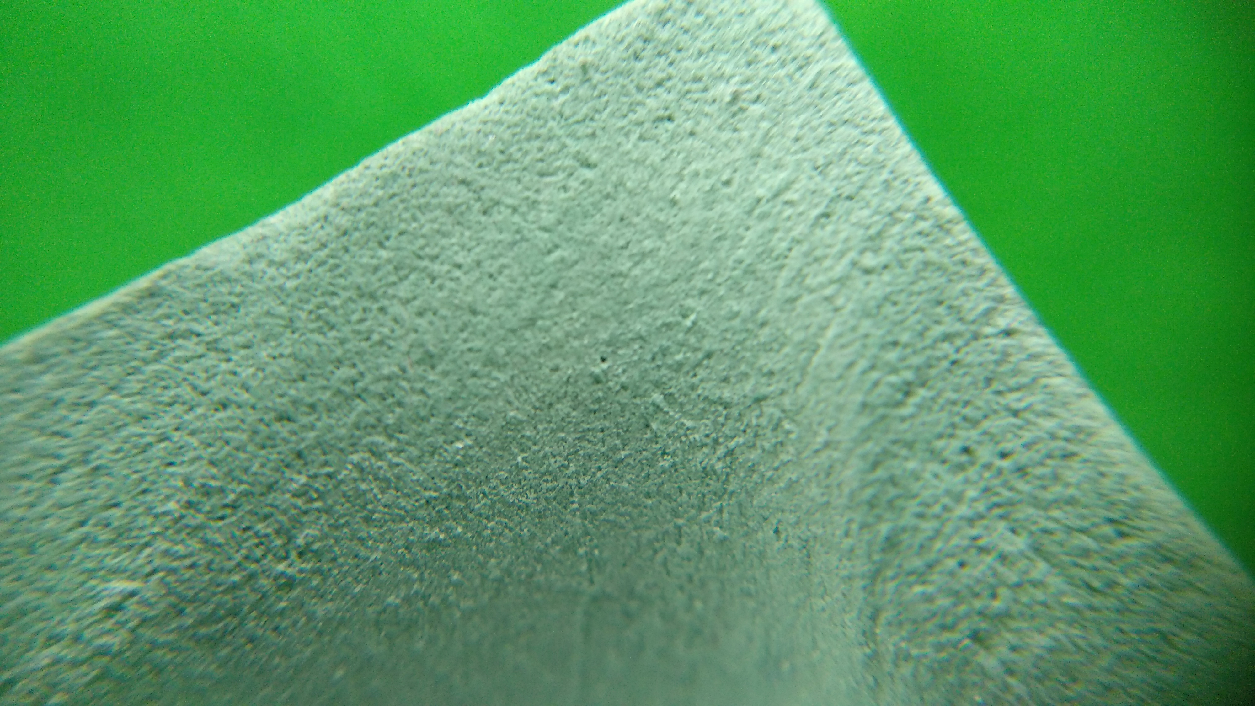 Century chalk, macro photograph